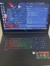 [R] MSI Gaming Laptop 15.6inch GP75 GL63 GE62 GP66 Intel i7 Nvidia Graphic Design RTX GTX Win11 Pro
