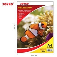 Joyko A4 Sticker 160gsm GSS A4 160 Photo Paper (1 pack)