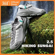 【361 Degrees】Hiking Sungai 2.5 | Unisex Summer Mesh Breathable Water Hiking Sandals 672623303/682623