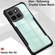 Honor X6C เคสโทรศัพท์แบบใส2025สำหรับ Honor X6C X 6C HonorX6C 4G เคสกันกระแทกโปร่งใสกล้องกันกระแทกกรอ