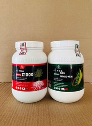 Combo phân bón Dasshu Z1000 + Siêu magie kẽm (hàng chính hãng hộp 1kg) giúp cây bung rễ mạnh đi đọt
