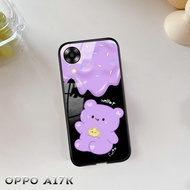 New Softcase Glass kaca For OPPO A17K-Case Motif Karakter - [E655] - Casing Motif gambar  oppo A17K -Selicon karet karakter oppo A17K - Case Motif gambar Oppo A17K - Selicon motif Oppo A17K - Pelindung hp - Selicon hp- Softcase Glass kaca Oppo A17K