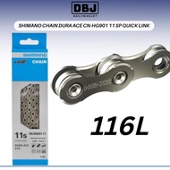 SHIMANO DURA ACE XTR CN-HG901 11 Speed Super Narrow Chain Rantai SHIMANO HG901 - Goes Store87
