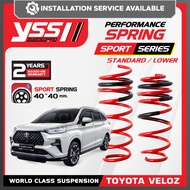 [Installation Provided][Spring] Toyota Veloz YSS Suspension Lowered Spring Toyota Veloz Accessories 