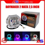 MATA ORIGINAL BILED LIGHTS 2 EYES SHROUD BMW 2.5 INCH DAYMAKER 2 EYES 8D SXC BILED DAYMAKER 2 EYES