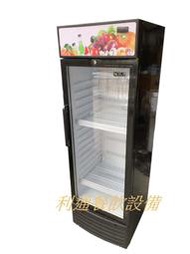 《利通餐飲設備》250L 1門玻璃冰箱 單門玻璃冷藏冰箱 冷藏展示櫃 小菜冰箱 飲料展示櫃 冷藏櫃 冷藏冰箱;/