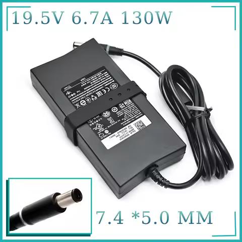 19.5V 6.7A 130W Laptop AC Adapter Power Charger for Dell XPS M1210 M1710 GEN 2 9Y819 310-4180 K5294 