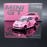 Mini GT Abarth 595 LB-WORKS x Abas Works Pink No 851