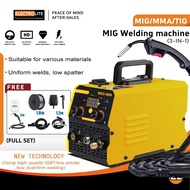 MIG-999 MIG Welding Machine Set Gasless MIG/MMA/TIG 3in1 Inverter IGBT Welder Walding mesin welding 