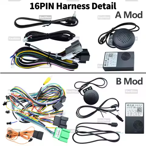Car 16 PIN Wiring Harness Android Radio Stereo Screen Power Cable Canbus Box Decoder For Opel Astra 
