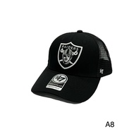 RAIDERS 47 CLEAN UP BLACK SNAPBACK ADJUSTABLE CAP/TOPI LELAKI