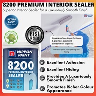 5L Nippon Paint 8200 Premium Interior Sealer Wall Sealer | Undercoat l Pengedap Dalaman Premium l Pe