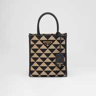 Prada Symbole embroidered fabric mini bag Shoulder Bag