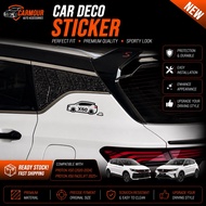Proton X50 (2020-2025) / New X50 2025 Facelift Car Decoration Sticker X50 Car Sticker