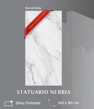 Quadra Statuario Nebbia 160x80 