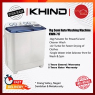 Khind 7kg Semi Auto Washer KWM-717 Mesin Basuh Semi Auto