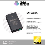 ( ( NIKON MY 100% ORI ) NIKON EN-EL20A RECHARGEBLE BATTERY FOR P1000 & P950