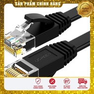 High quality Cat6 flat prefabricated network cable 8m long 26AWG Ugreen 50177 (black)