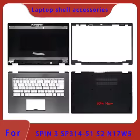 Brand New for Spin 3 SP314-51 SP314-52 N17W5 Laptop LCD Back Cover/Palm Rest/Bottom Shell Front Pane