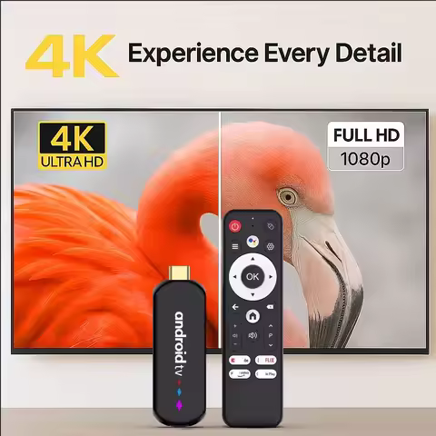 10PCS H96 MAX S905L TS Android14 TV Stick 4K Amlogic S905L3 2G 16G Dual WiFi BT Voice Remote Control