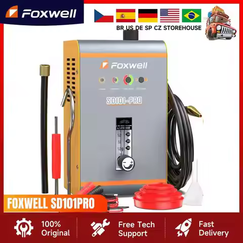 FOXWELL SD101 PRO EVAP Smoke Leak Detector Automotive Built-in Air Pump Car Smoke Generator Leakage 
