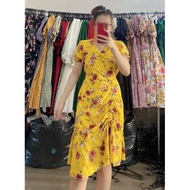 Dress Tarik Tepi🌸Dress Floral Vietnam🔥HOT🔥