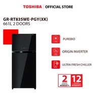 Toshiba GR-RT835WE-PGY(XK) 661L 2 Doors Refrigerator
