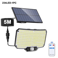 cod 234/348 LED Solar Motion Sensor Lights Outdoor Solar Security Lights with Remote 3 Modes Waterpr
