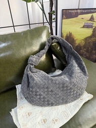 Bottega Veneta Medium Jodie 內購 全新未使用品 50x54cm 尺寸 絕版灰色 Suede Grey BV hobo Jodie