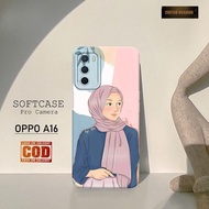 Case Hp Oppo A16 Terbaru - Fashion Case Hijab - Cassing Hp Oppo A16 -