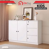 ⚡️LIKE BUG⚡️Kid Wardrobe Children Wardrobe/ Kid's Wardrobe / 5 Door / almari baju budak storage