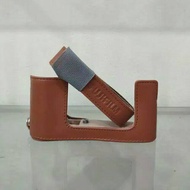 Leather Half Case Fujifilm X Hayu -@ A5 Xa5 / X Hayu -@ A10 Xa10 / X Oppo -@ A20 Xa20 / X A3 - Original