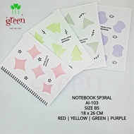 Spiral Notebook/ Spiral Book Notebook /Ring B5 Notebook B5 sizeRing