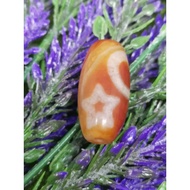 💥Ready stock💥 红血丝日月星天珠 Sun Moon Star Dzi CW0056