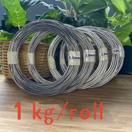 1Kg plain aluminum bonsai wire 1kg Bonsai Wire Aluminum Roll | HIGH QUALITY for BONSAI, AIR PLANTS, GARDEN USE  | Bonsai Wires