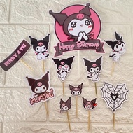 Topper Ulang Tahun Kuromi / Topper Cake Kuromi