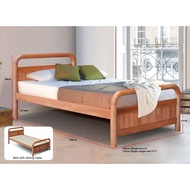 Single / Super Single Solid Wood Bed Frame Wooden Bedframe (Assembly Included)
