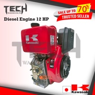 Kawasaki Diesel Engine 12 HP 190F Highspeed Lowspeed Electric And Manual Start