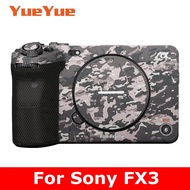 FX3 Anti-Scratch Camera Sticker Coat Wrap Protective Film Body Protector Skin Cover For Sony ILME-FX