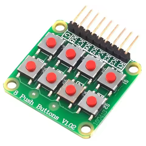 2x4 Keypad 4x2 Keypad 8 Push Buttons V1.00 Key Board Matrix Button for Arduino AVR PIC 2*4 Module NE