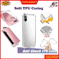 Samsung A5 2018, A6 2018, A6 Plus 2018, A7 2018, A9 2018 Soft Clear Air Bag Casing Shockproof TPU Si
