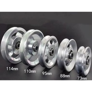 Fitness Equipment Spare Parts Pulley Wheels Aluminum Gym Cable Pulley Wheels Gym Cable Pulley Gym Ac