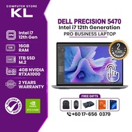Dell Precision 5470 i7-12800H Workstation | RTX A1000 | 16GB DDR5 1TB SSD | 14” OLED Touch | CAD 3D 