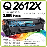 Black Cartridge Compatible to HP Q2612A 12A Q2612 2612A 2612 Laserjet 1010 1012 1015 1018 1020 1022 