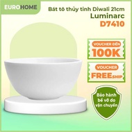 [French product] Luminarc Diwali glass bowl D7410 21cm, tempered glass, safe for microwave logs
