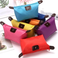 Cosmetic Bag Korean Version Cute Dumpling Wash Bag Candy Color Folding Mommy Dumpling Shape Gift Storage Wash Bag
