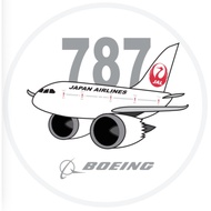 RBF Out Of Print JAPAN AIRLINES 787 STICKER S-C-787-JL