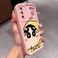 Casing hp for Samsung A17 4G A17 5G M17 5G F17 5G Case Cartoon Crayon Shin-chan Anime Case Stable Ha