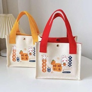 bag tote bag Canvas bag, women's bag, small bag, fashionable, casual, cute, handbag, small square bag, lunch bag, tote bag, lunch box, bag small