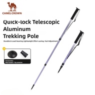 CAMEL CROWN Aluminum Alloy Trekking Pole – Professional Outdoor Hiking Stick, Adjustable and Telesco